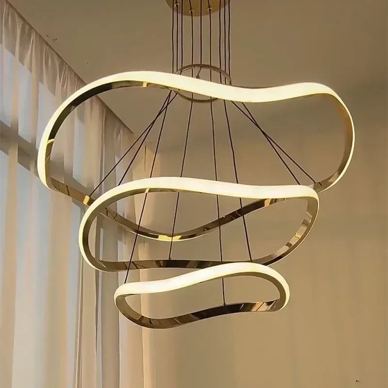 Lustre — LED nordique suspendu décorations de luxe pour maison