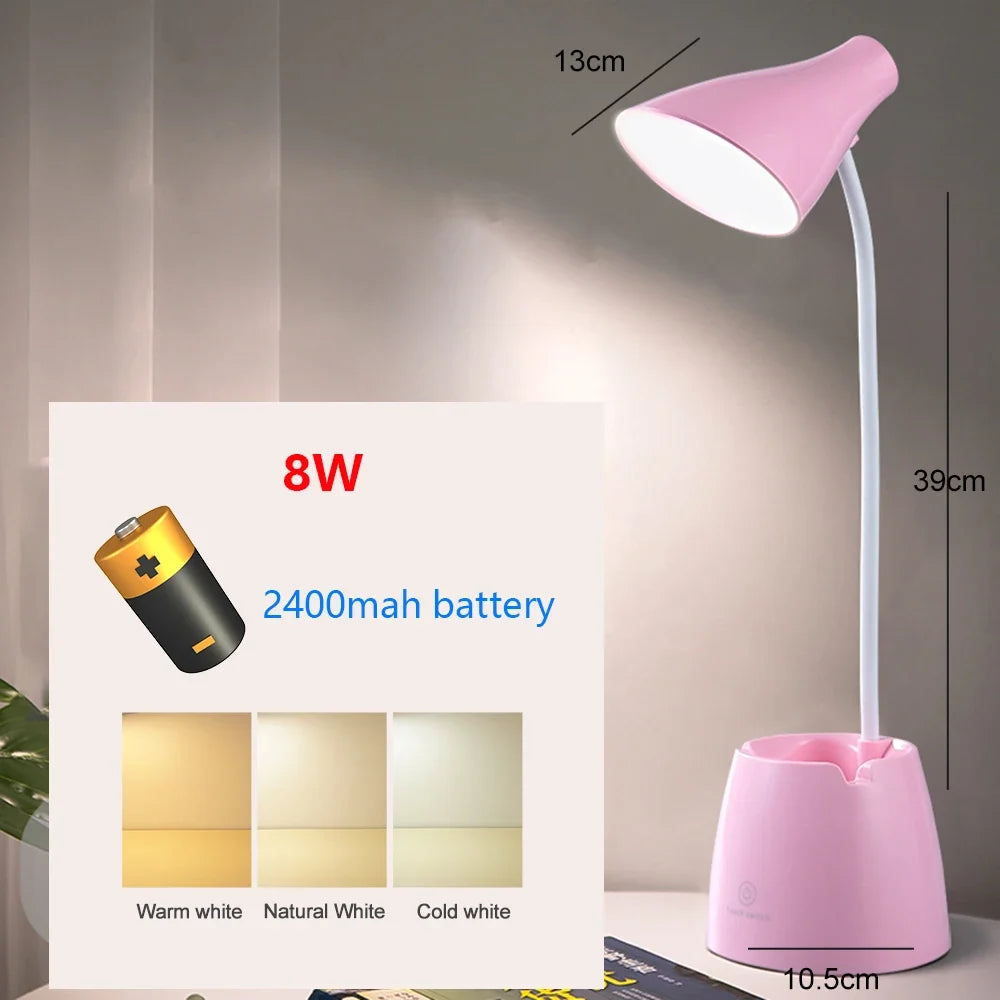 lampe de bureau led tactile usb avec protection des yeux