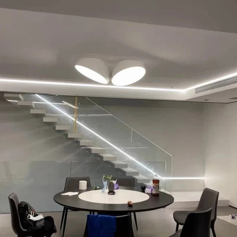 Plafonnier — Nordique moderne couloir escalier entrée Loft toit en pente lumières chambre étude éclairage mur télécommande LED