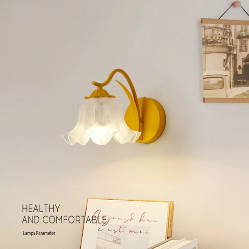 Applique murale led moderne en forme de fleur décorative pour intérieur Valérian Partition - Esprit Contemporain & Décor Élégant