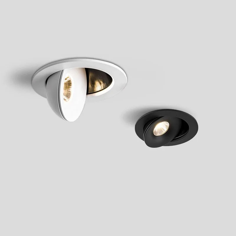 Plafonnier tube led circulaire rotatif 360° cob éclairage intérieur Théodore Fugue en Aluminium - Caractère & Élégance dans le Décor