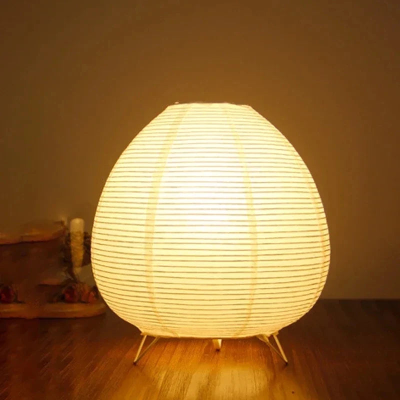 Lampe Japonaise Papier Gaël Lointain - Légèreté Visuelle & Esprit Serein