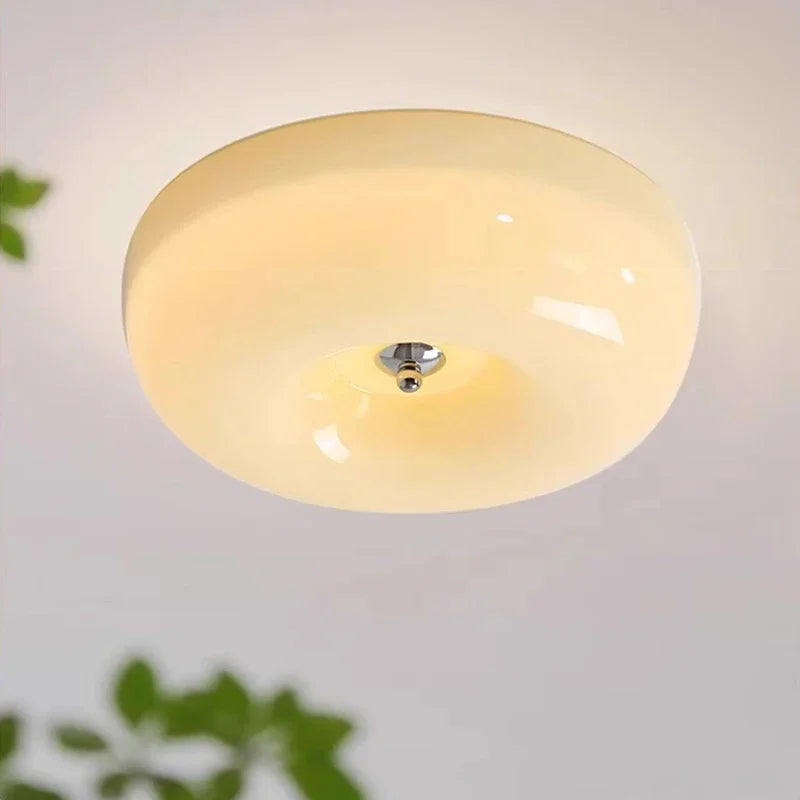Plafonnier — Ancien verre LED bauhaus maison