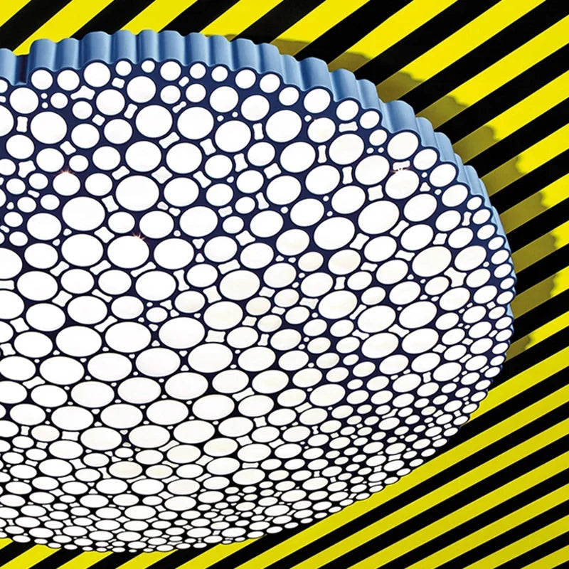 Plafonnier led minimaliste en nid d'abeille créatif et élégant Armand Horizon - Une Présence Sobre et Élégante