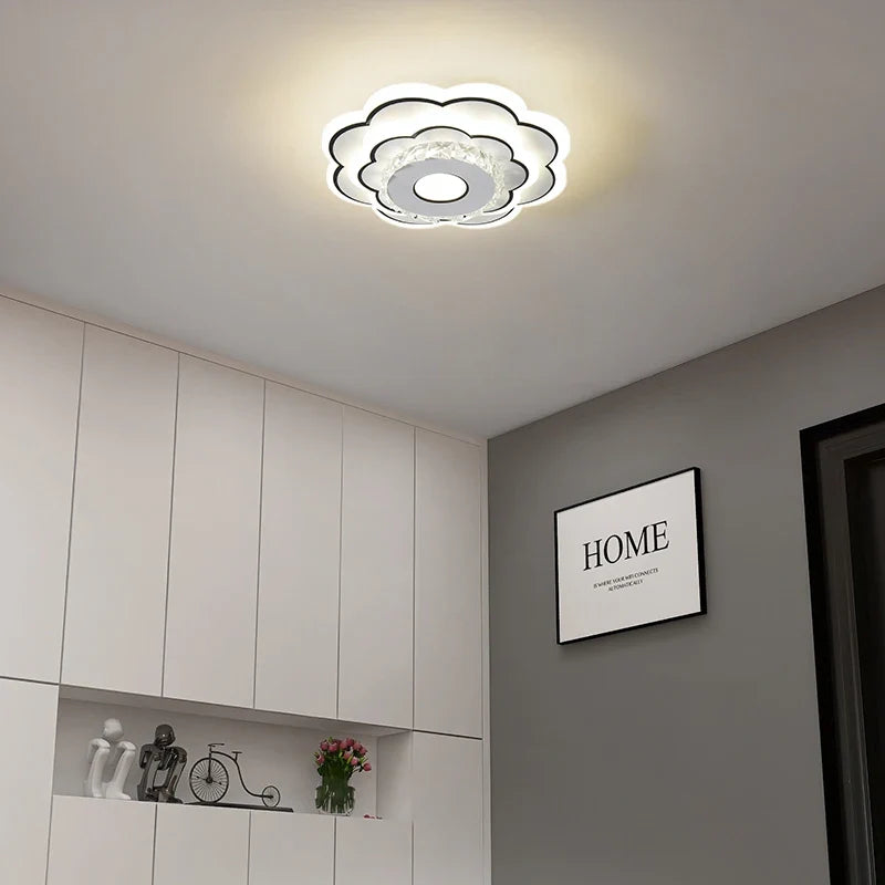 Plafonnier moderne minimaliste en cristal à led créatif Lucien Harmonie - Lignes Épurées & Atmosphère Sereine