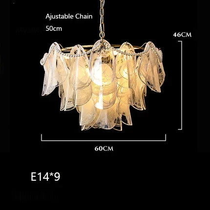 Lustre — Suspendu en verre design nuage créatif moderne