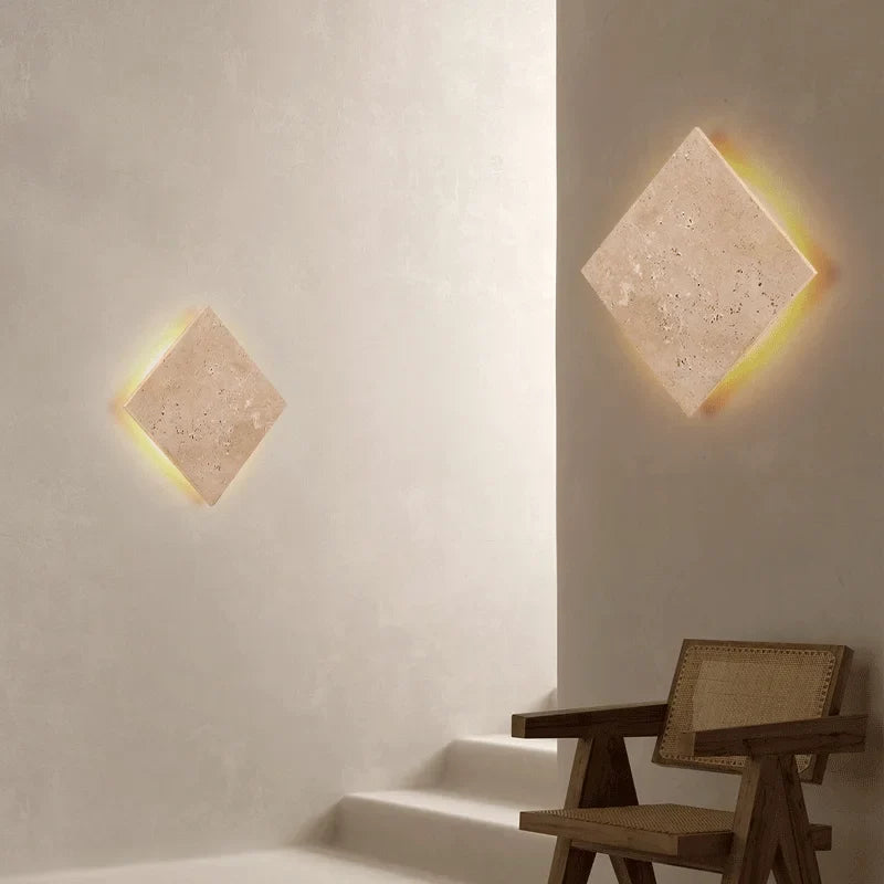 Applique murale — Vintage en pierre naturelle décorative pour intérieur