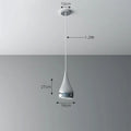 Suspension — Plaqué nordique argent Globe boule miroir lampes suspendues E27 fer lampe suspendue de luxe en laiton argenté Art cuisine hôtel suspension lampe