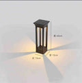 lampe solaire d'extérieur en aluminium pour éclairage de jardin