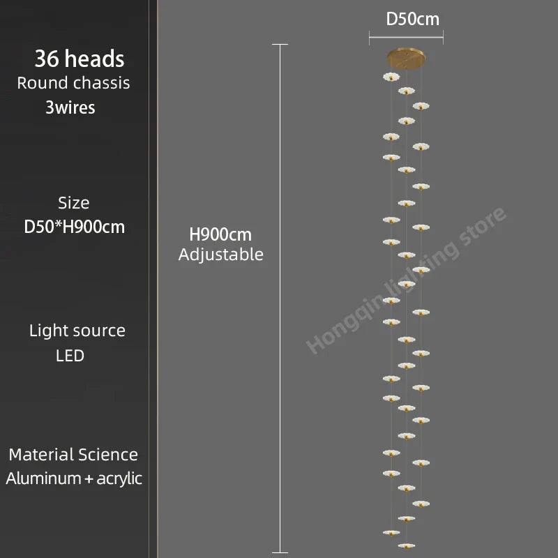 Lustre — Moderne à LED pour espaces intérieurs élégants et contemporains