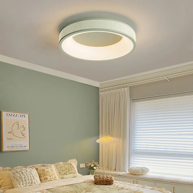 Plafonnier led style cercle carré décoratif Lionel Rythme - Un Accent Géométrique Raffiné