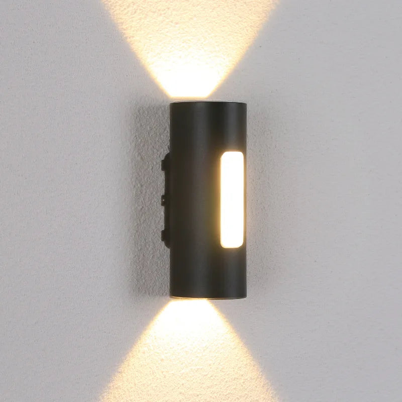 Spot — 12W Outdoor LED Wall Lamp IP65 Waterproof Simple Up and Down Lighting Porch Garden Lights Home Sconce Decorative COB Spotlight