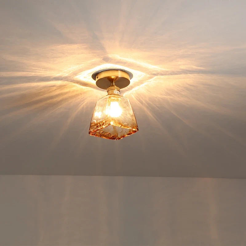 Plafonnier — LED en verre design nordique industriel décoratif