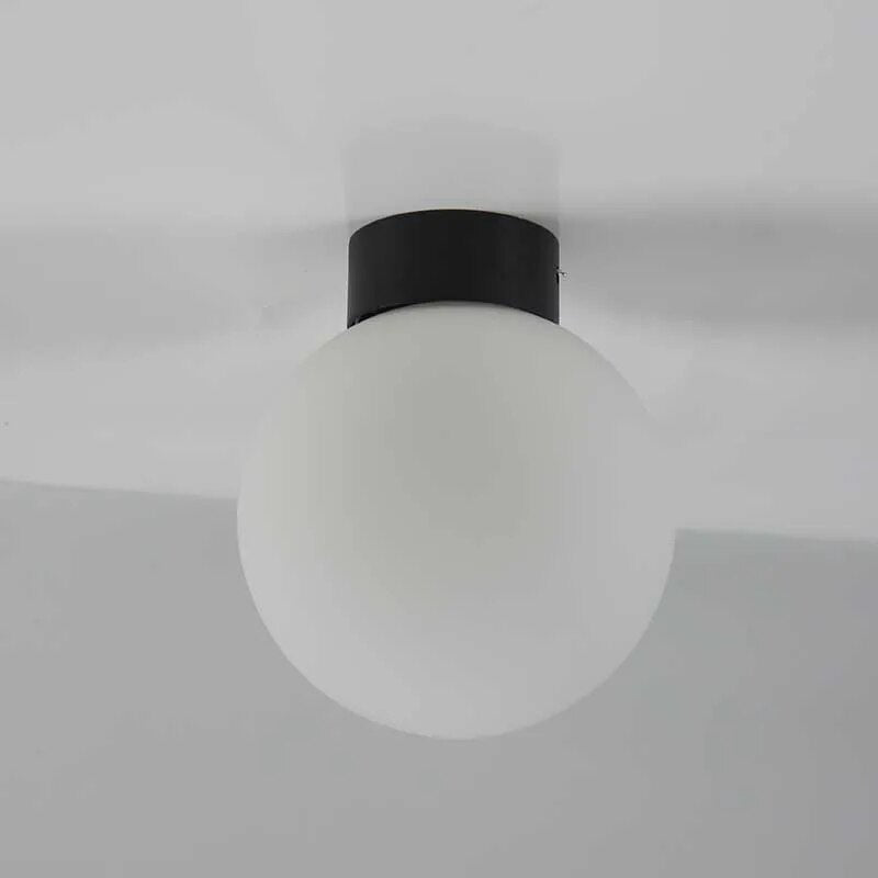 Plafonnier Led rond en forme de boule de verre Cybèle Reflet - Reflets Délicats & Élégance Visuelle