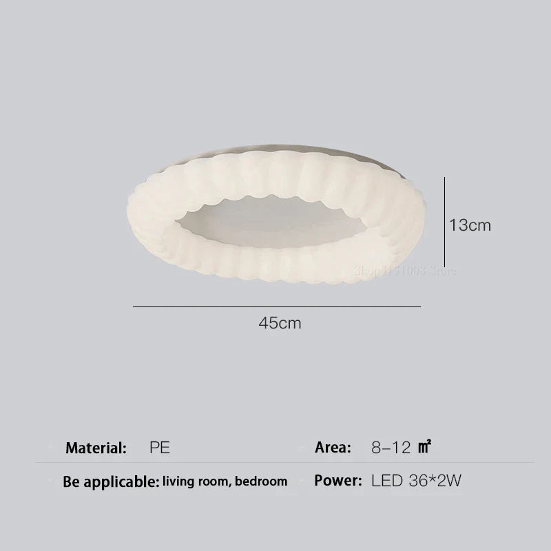 Lustre — Nuage moderne LED design anneau nordique éclairage lustre