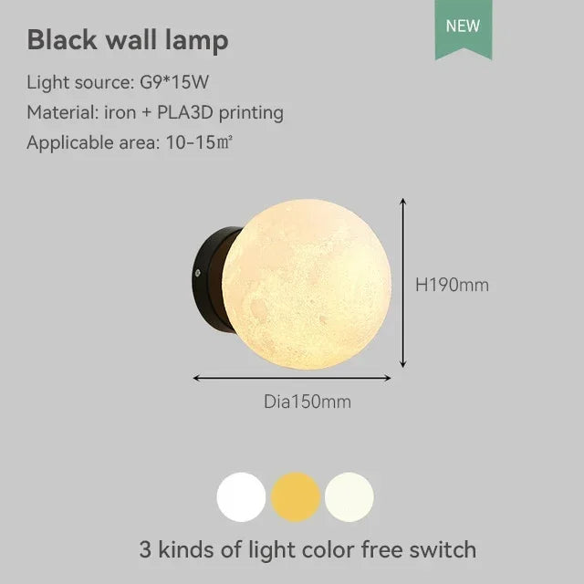 Lampadaire — LED moderne boule de verre trépied lampe décorative