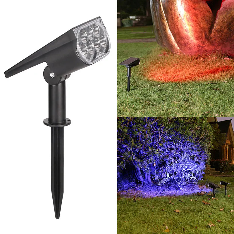 Spot solaire extérieur à 2 ou 7 LED, éclairage blanc ou multicolore – Florélys