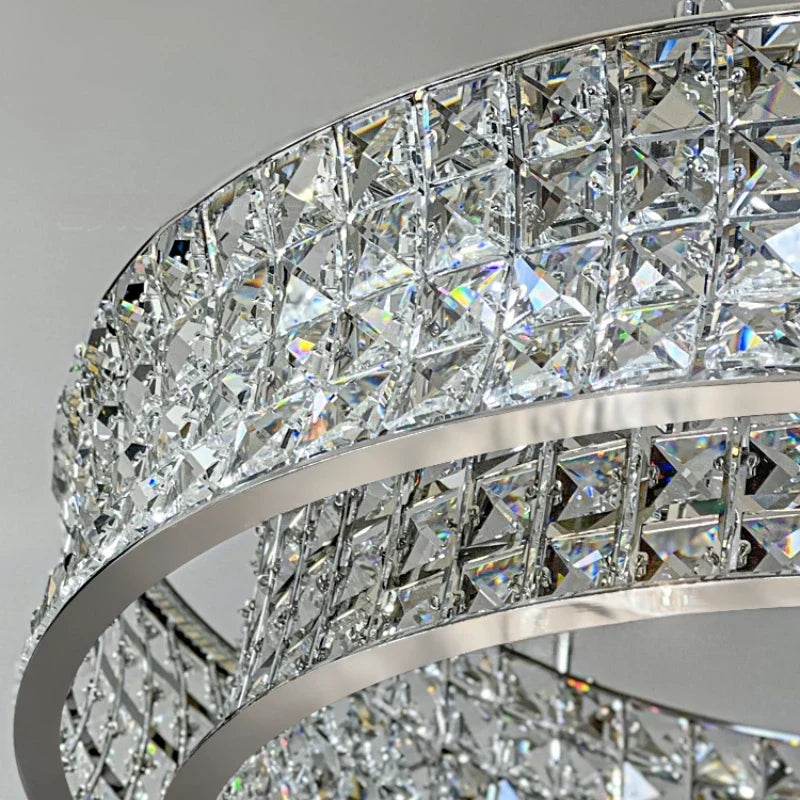 Lustre — De luxe en cristal pour restaurant bar et hôtel intérieur
