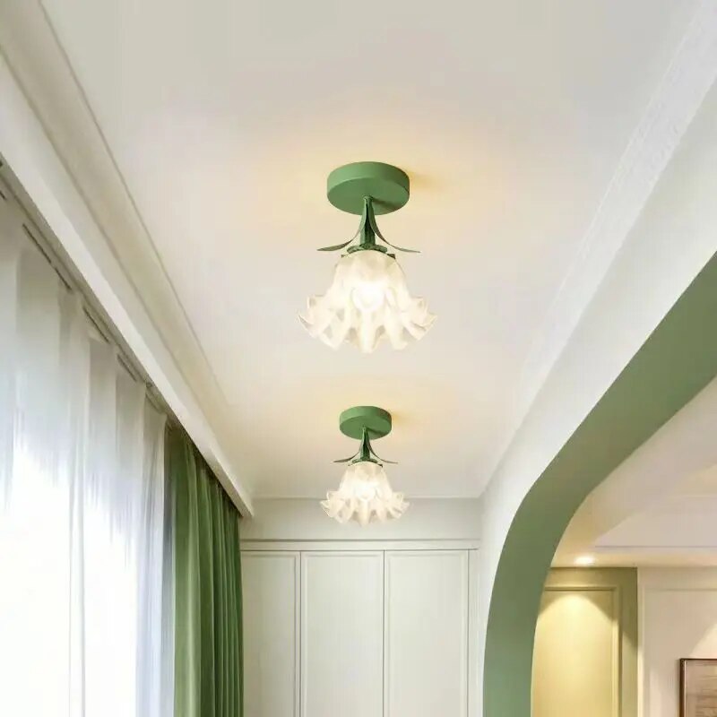 Plafonnier — Plafonnier Orchidée 4 Couleurs Moderne