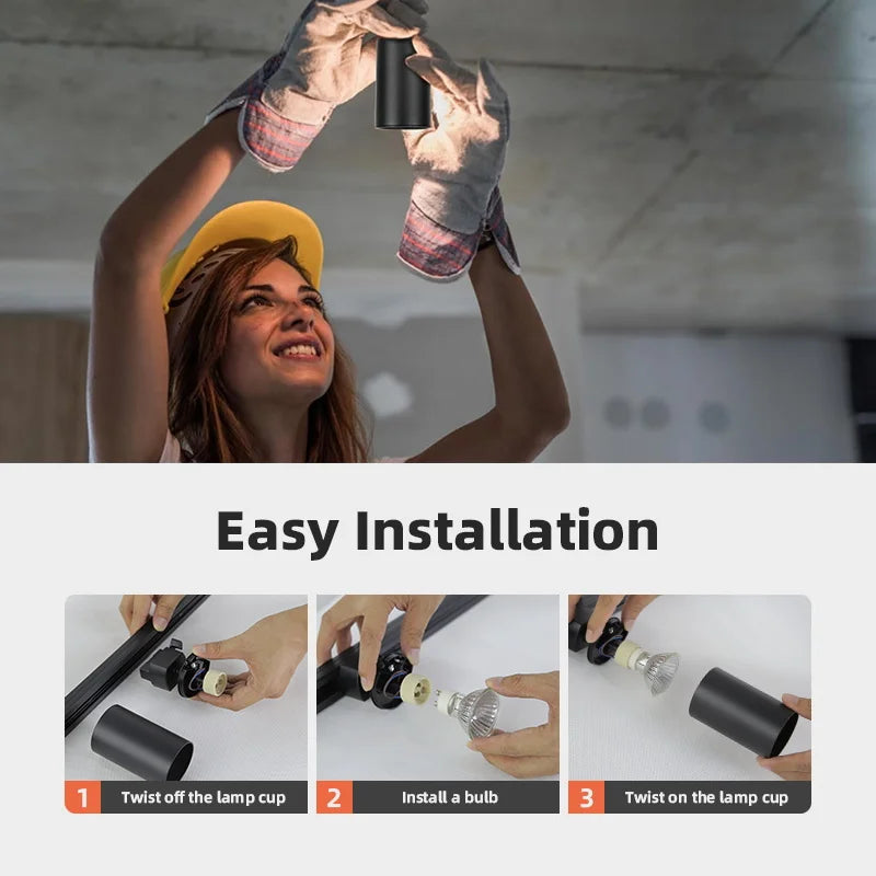 Spot — LED sur rail pour éclairage intérieur et décoration