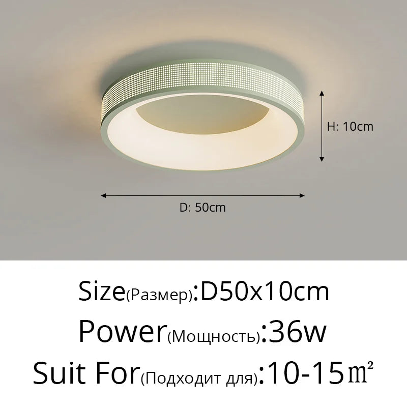 Plafonnier led style cercle carré décoratif Lionel Rythme - Un Accent Géométrique Raffiné