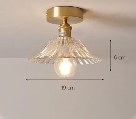 Plafonnier — Moderne en verre pour intérieur et extérieur lumineux