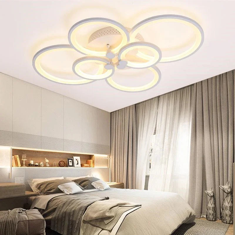 Plafonnier led moderne à intensité variable pour intérieur Évrard Arabella - Une Note Actuelle dans le Décor
