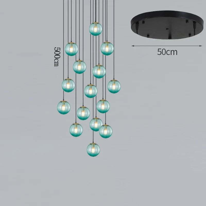 Plafonnier — Nordique décor à la maison salle à manger suspension lumières éclairage intérieur plafonnier suspension lustre lampes pour salon