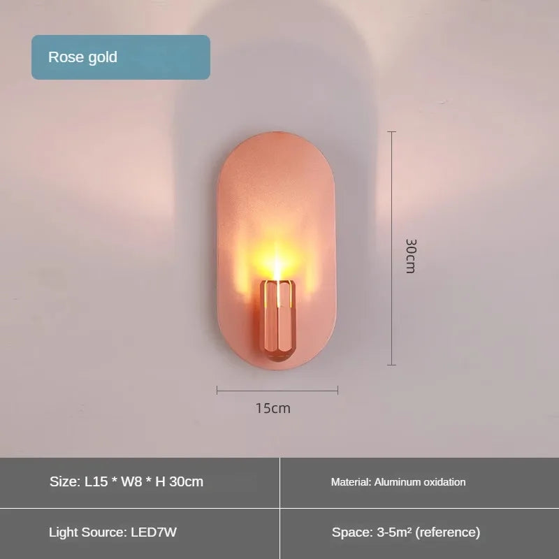 Applique murale — LED en aluminium pour intérieur créatif et moderne