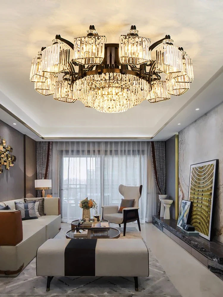 Lustre — Rond à LED intensité variable luxe 2022