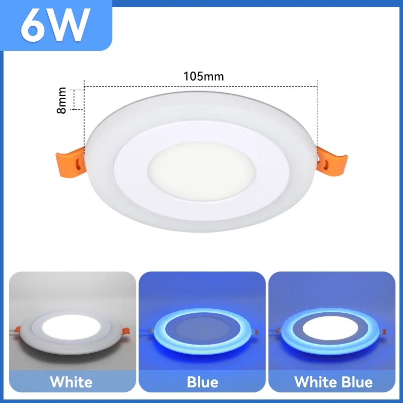 Plafonnier encastré à led lumière froide design moderne pour intérieur Nora Nocturne - Esprit Contemporain & Décor Élégant