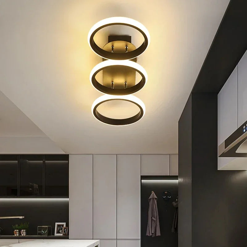 Plafonnier — LED moderne rond carré pour décoration intérieure