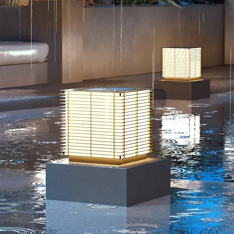 lampe de jardin solaire lumineuse pour extérieur décorative et étanche