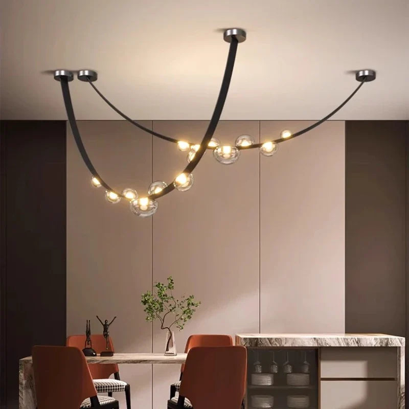 Lustre — Décoration fantaisie éclairage intérieur lampes suspendues
