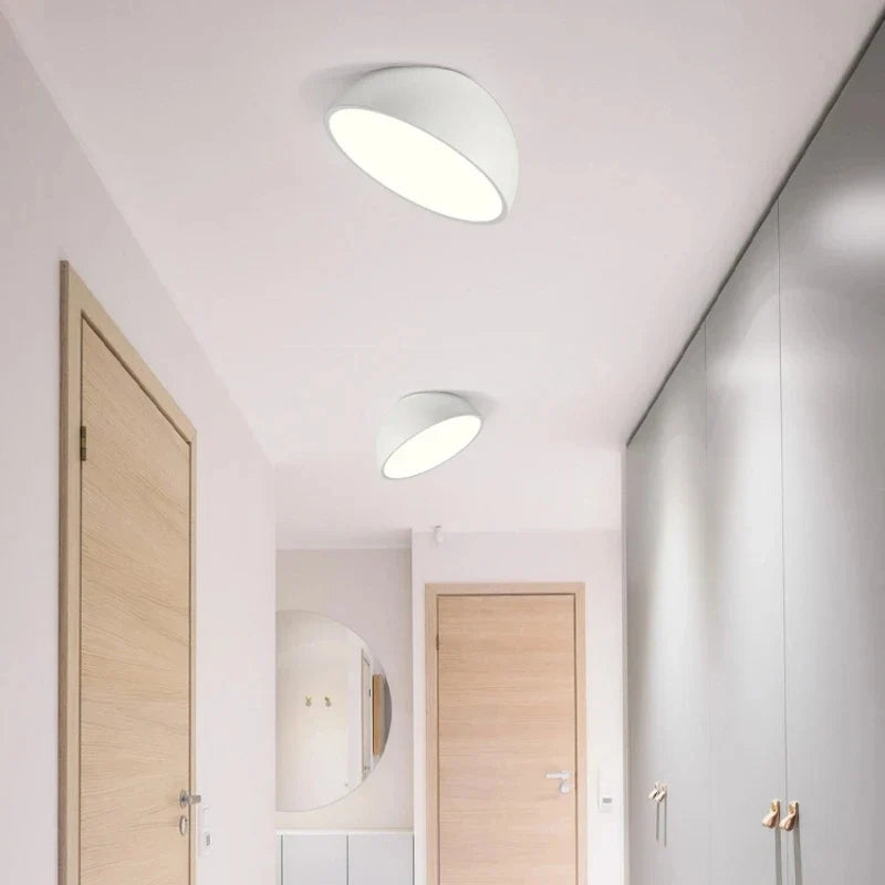 Plafonnier — Nordique moderne couloir escalier entrée Loft toit en pente lumières chambre étude éclairage mur télécommande LED