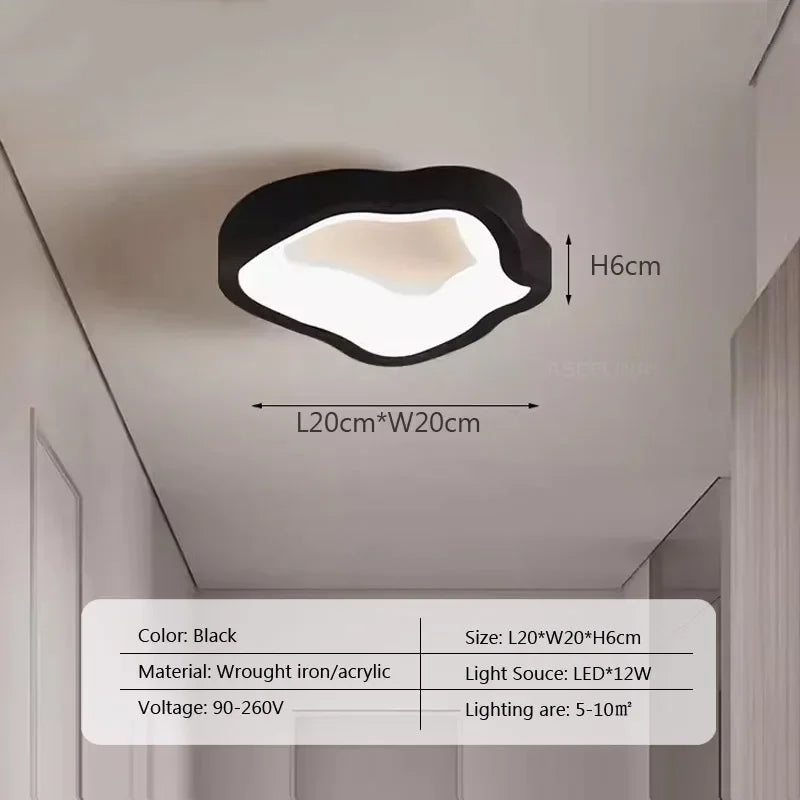 Plafonnier LED nordique pour salon Olympe Partition - Lignes Épurées & Atmosphère Sereine