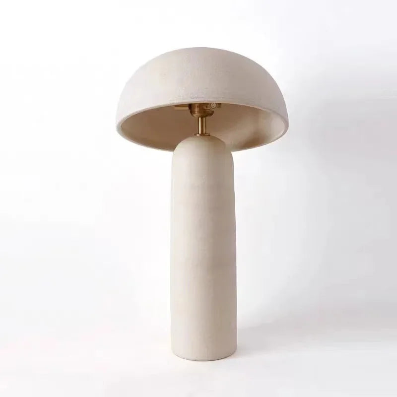 lampe rétro en céramique design créatif style champignon décoratif