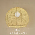 Suspension Naturelle Maëlle Brume en Corde de Chanvre et Métal — Beige Petit 1