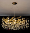 Lustre — En cristal de luxe pour décoration intérieure élégante