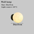 Lampadaire — LED lune boule de verre