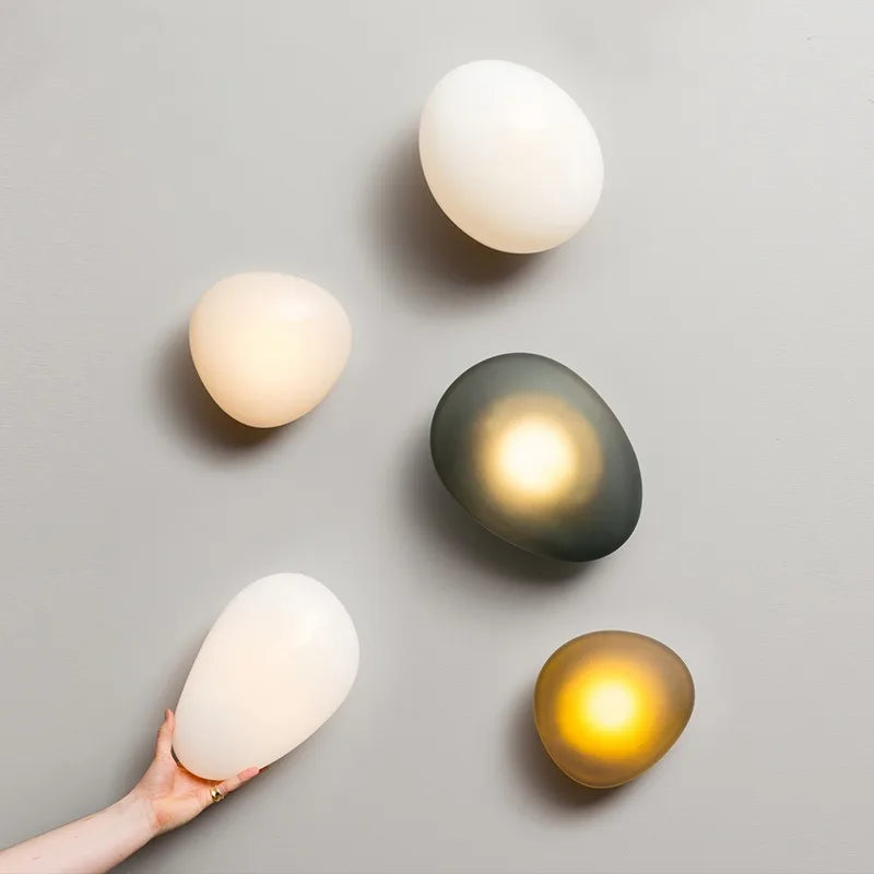 Plafonnier — LED galets verre moderne déco intérieur hotel couloir plafonnier éclairage