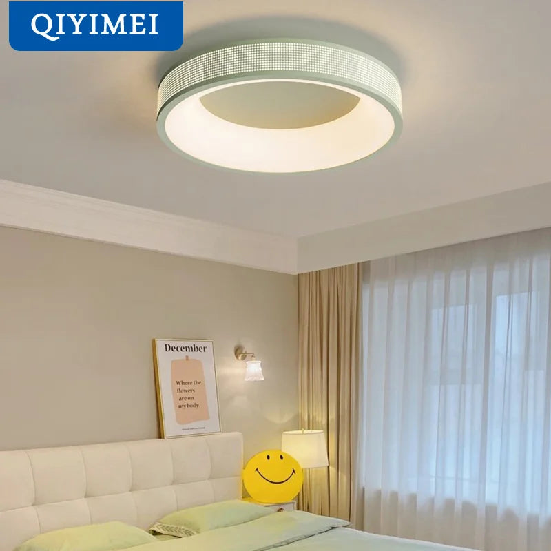 Plafonnier led style cercle carré décoratif Lionel Rythme - Un Accent Géométrique Raffiné