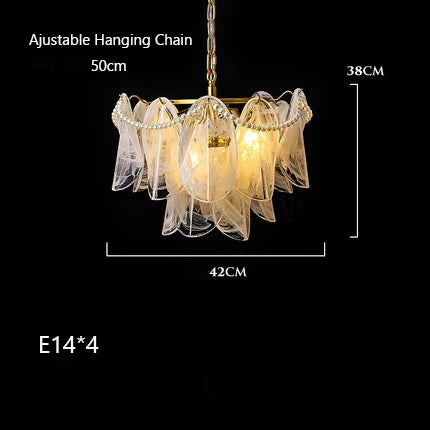 Lustre — Suspendu en verre design nuage créatif moderne