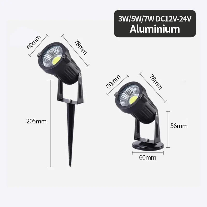 lampe de jardin led étanche pour éclairage extérieur
