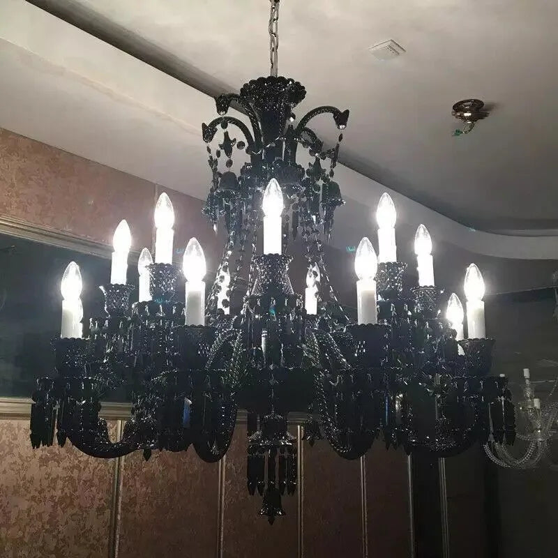 Lustre — En cristal à 44 bras pour hôtel et centre commercial
