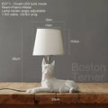 lampe de table led moderne design chiot nordique pour enfants
