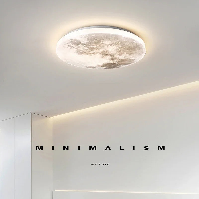 Plafonnier — Design moderne en forme de lune pour intérieur créatif