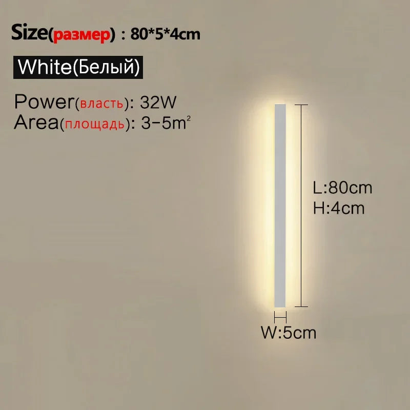 Applique murale — Extérieure à LED étanche pour éclairage décoratif