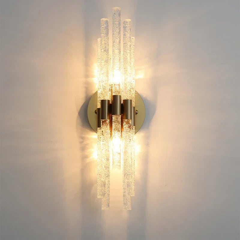 Applique murale en cristal éclairage de luxe pour intérieur Vianney Perspective - Éclat du Cristal & Décor Singulier