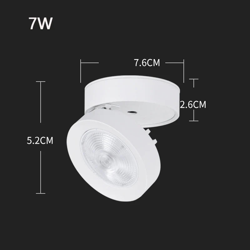 Spot led pliable encastrable en aluminium pour maison ou bureau Lise Rive - Caractère & Élégance dans le Décor